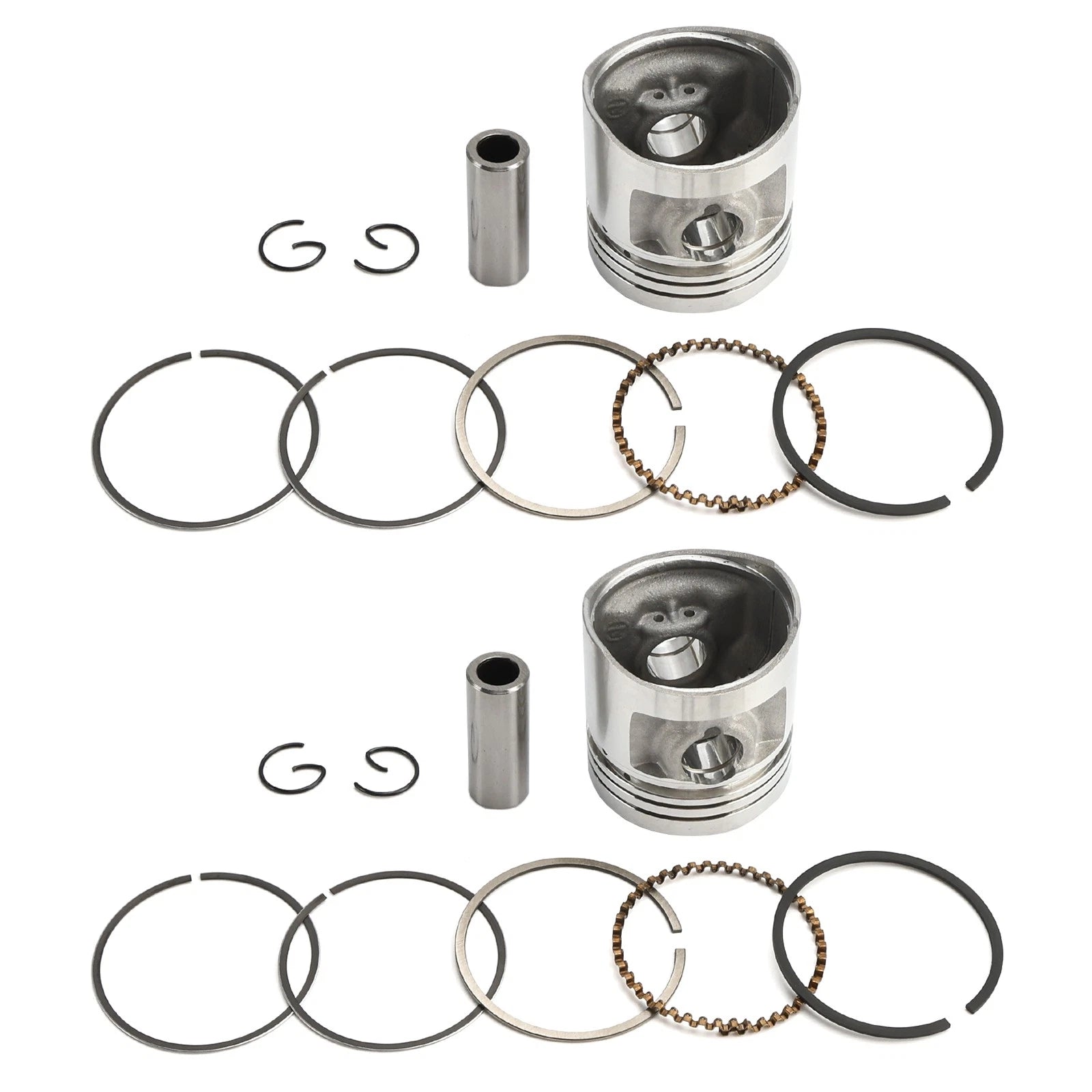 Piston Rings Pin Kit for Honda Rebel 125 CA/CM CD125T CB125T (#3)
