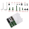 Set of 198 Green Clips & M6 Screws for German M5 Trim Screws