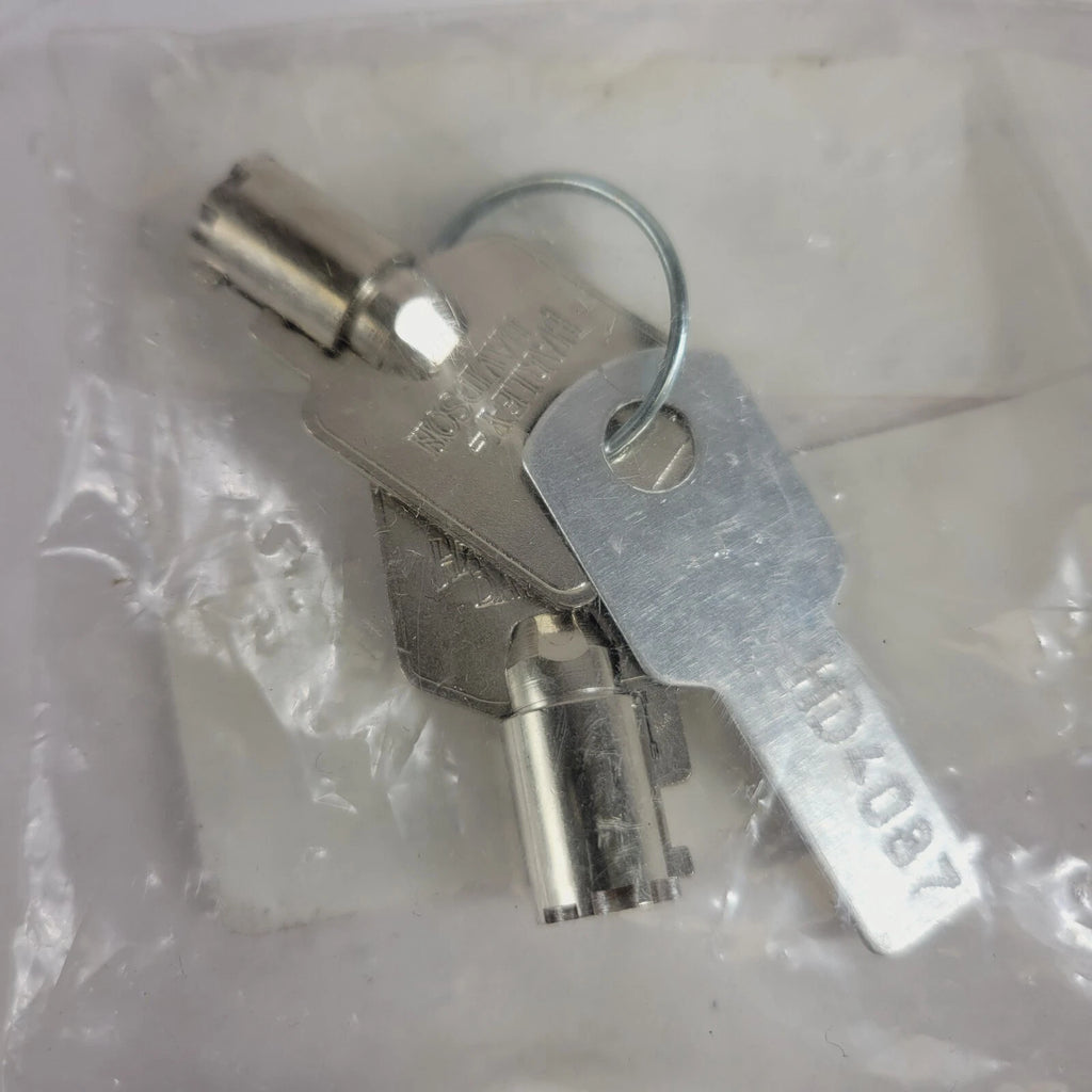 Barrel Key Set for Harley Davidson (OEM Code 4087, 71452-91A)