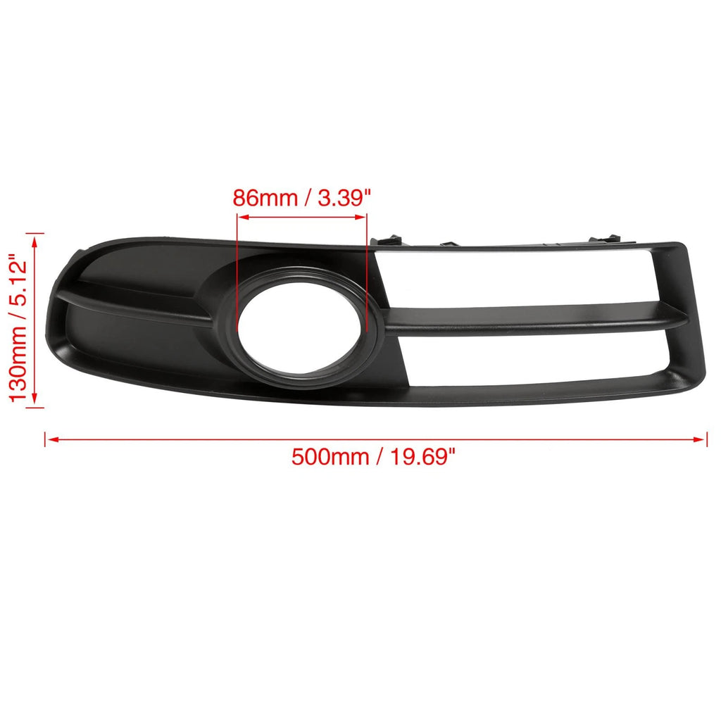 Right Side Fog Light Grille Cover 8E0807682F for Audi A4 B7 (2005–2009)