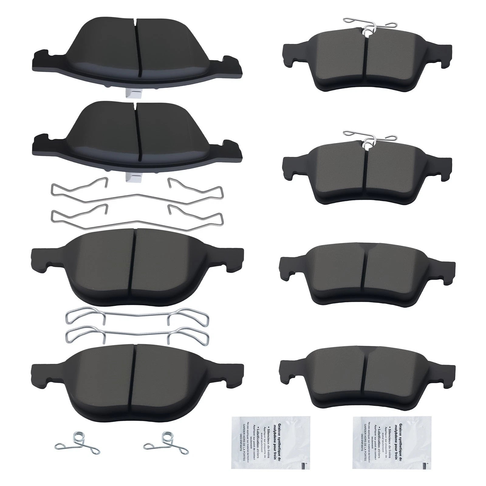 Ceramic Brake Pads Kit for Mazda 3 (2005–2013), Mazda 5 (2006–2010, 2012–2015)