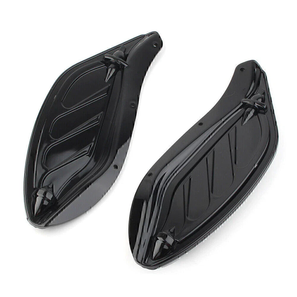 Black Windshield Air Deflector for Harley Touring FLHR FLHT CVO (96-13)