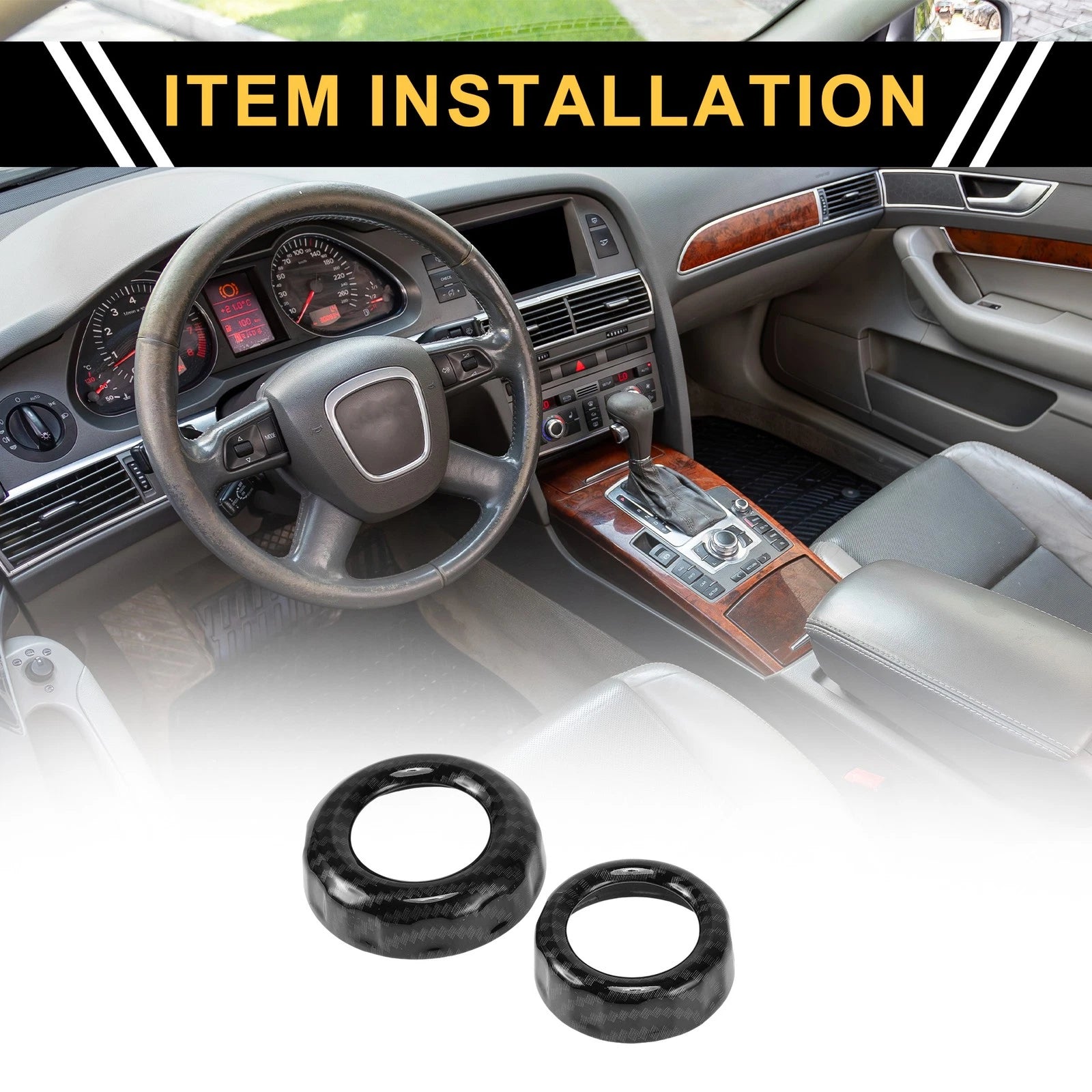 Set of 1 Air Conditioner Switch Button Knob Trim for Ford F-150 (2021–2024)