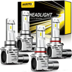 Set of 4 LED Headlight Bulbs 9005 9006 for EXC (48000LM)