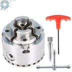 4 Jaw Keyed Lathe Chuck for Wood Lathes (2.75", 1" x 8TPI)