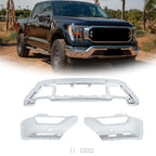 Chrome Split Bumper Face Bar for Ford F-150 (2021â2023)