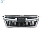 Chrome and Black Front Upper Bumper Grille Assembly for Subaru Legacy (2013-2014)