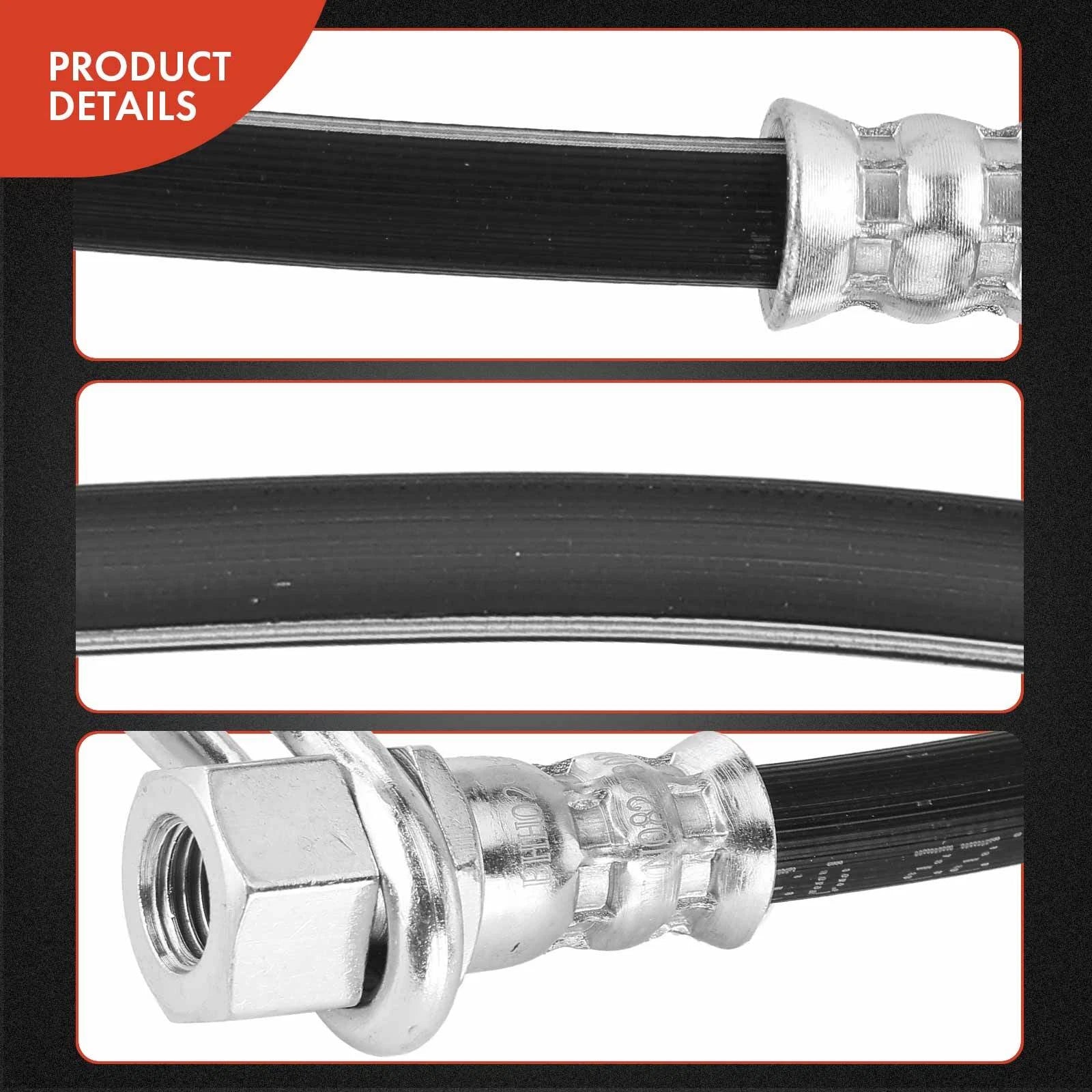 Rear Right Brake Hydraulic Hose for Ford E-150 E-250 E-350 (1992-2014)