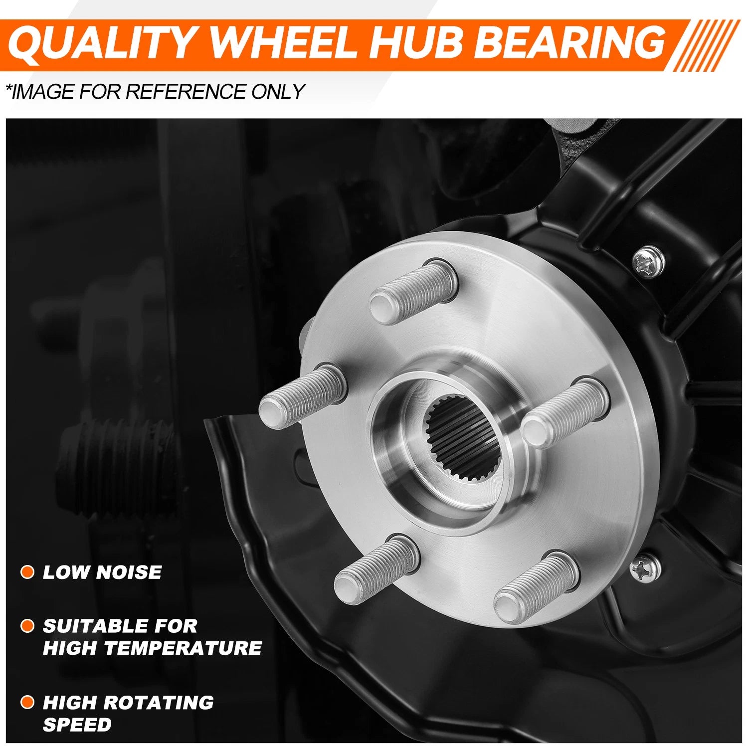 Front LH Loaded Wheel Bearing Hub Knuckle Assembly for Toyota Corolla (2014–2017)