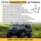 Set of 2 Rear Brake Lever Brackets for Kawasaki Mule 4000 KAF620 (2009–2023)