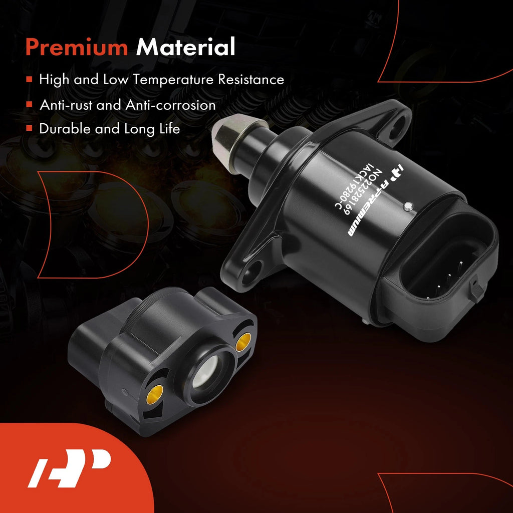 2Pcs Idle Air Control Valve & Throttle Position Sensor for Jeep