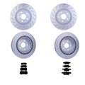 Hella Front & Rear Low-Met Disc Brake Pad Kit for Mercedes C216 CL550 CL600 (2007–2014)