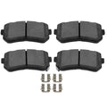 Rear Ceramic Brake Pads for Hyundai Sonata (2016–2019)