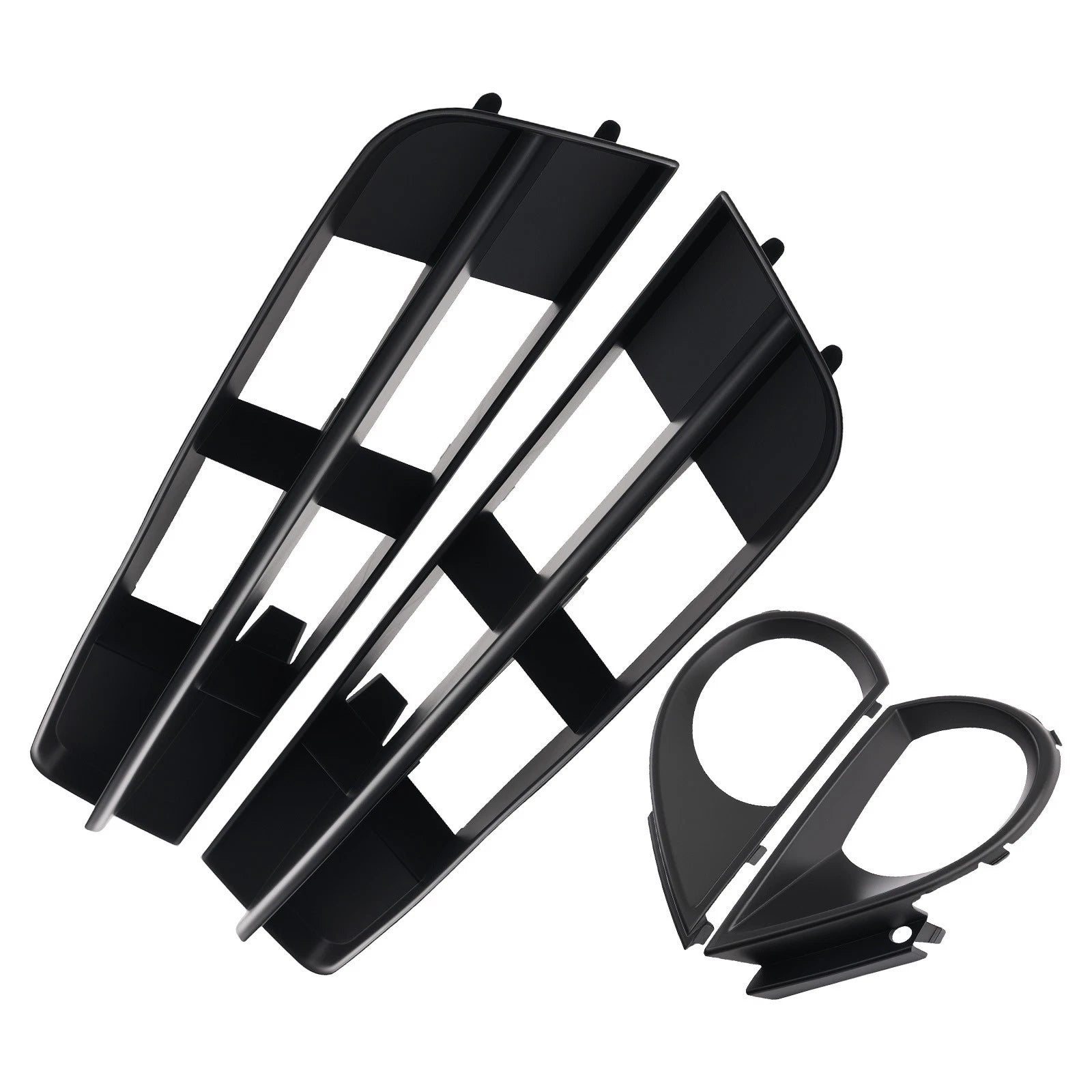 Set of 4 Front Bumper Fog Grille Covers for Audi Q7 (2010–2015) 4L0807681B 4L0807682B