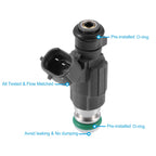 Set of 4 Fuel Injectors 16600-5L700 for Nissan 350Z (2003–2005) VQ35DE VQ30DE