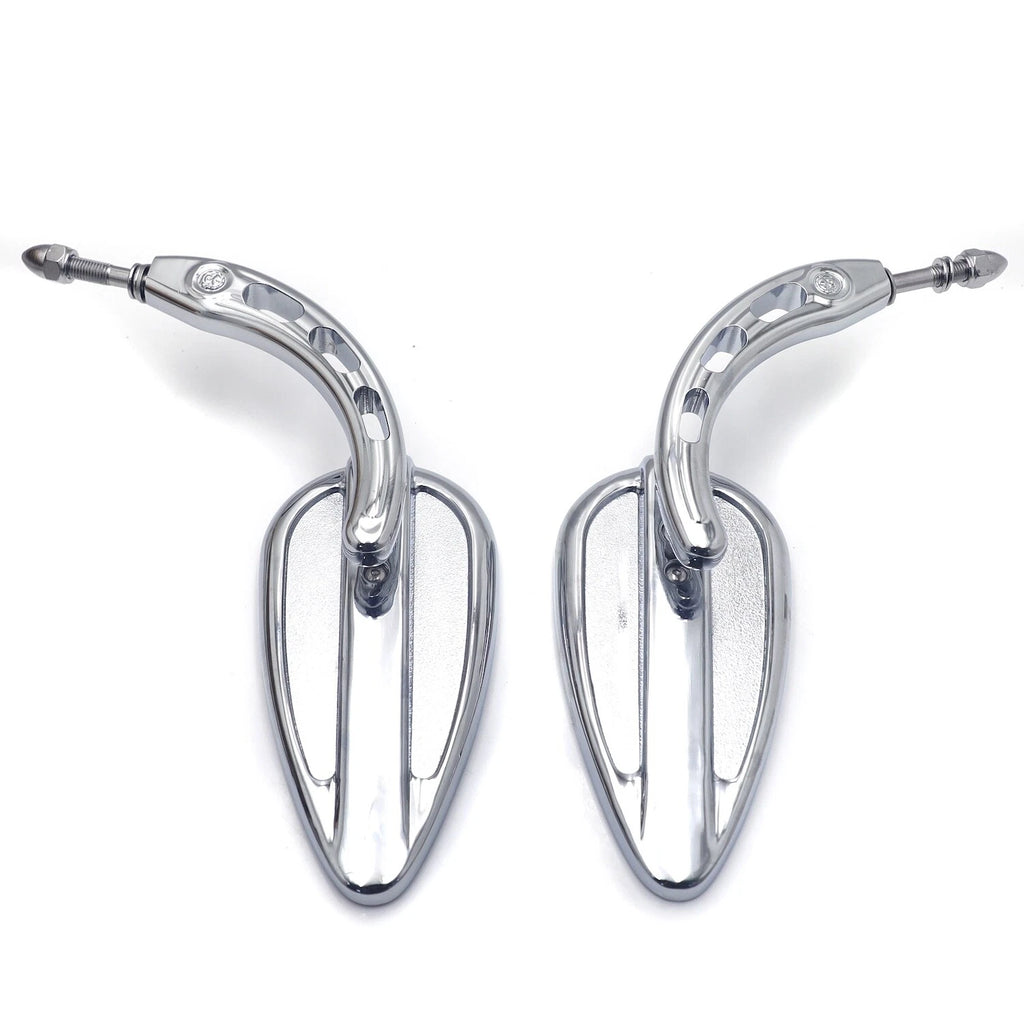 8mm Racing Mirrors for Harley Softail Glide King Sportster XL1200 883 (1982–2024)