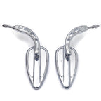 8mm Racing Mirrors for Harley Softail Glide King Sportster XL1200 883 (1982–2024)