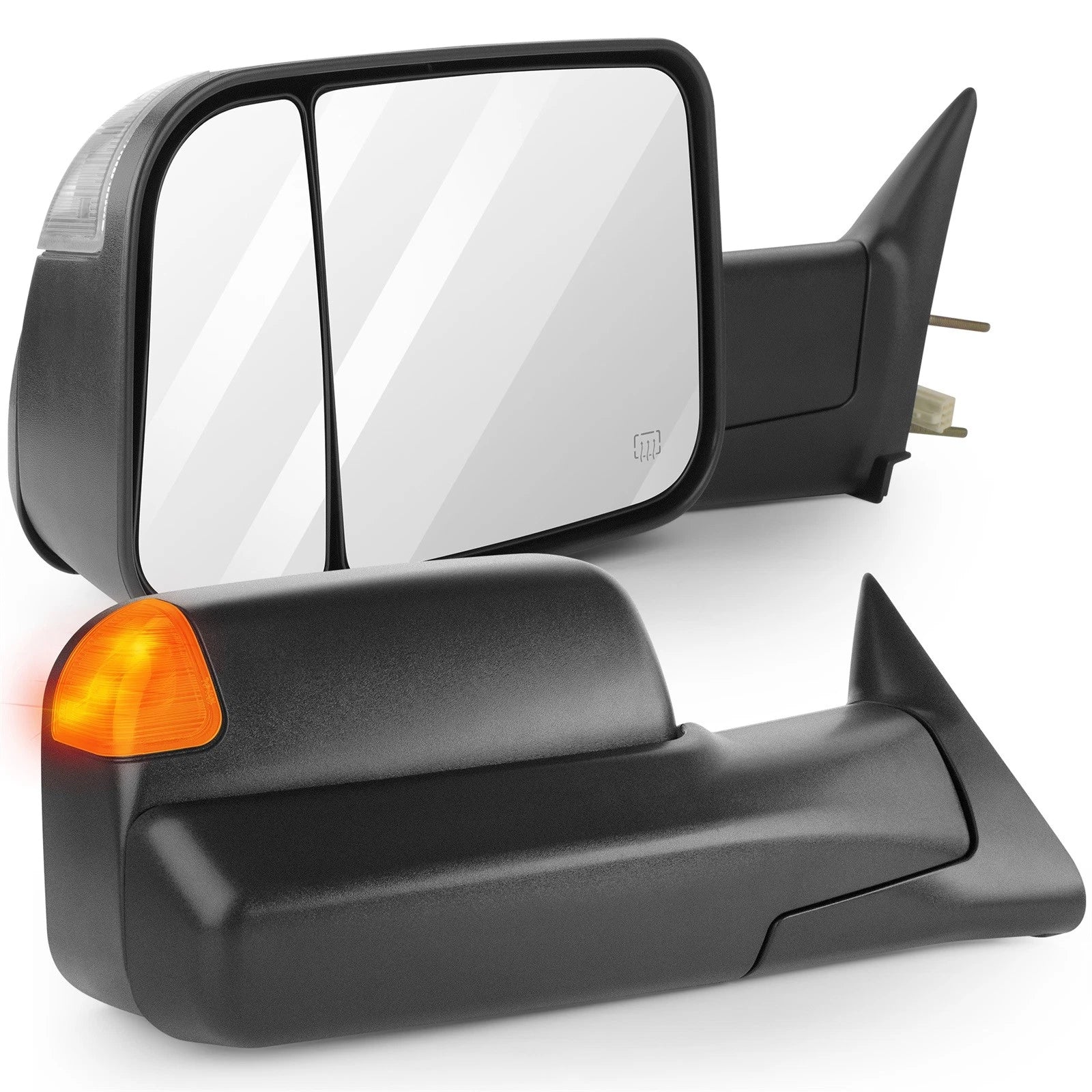 Power Heat Flipup Towing Mirrors with Signal for Dodge Ram 1500/2500/3500 (1998–2002)