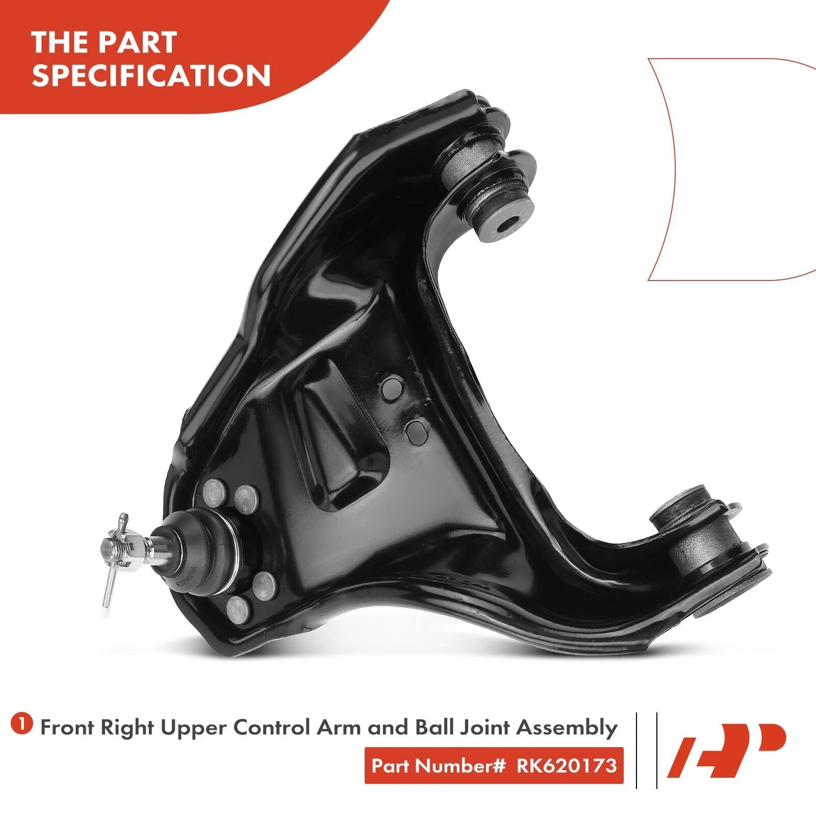 2X Front Upper Control Arms with Ball Joints for Chevy Blazer S10 (1994-2005)