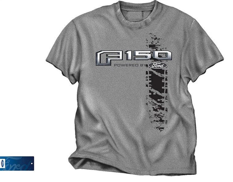 Replacement Ford F150 T-Shirt Gray Licensed Logo for Men and Women (2004–2014)
