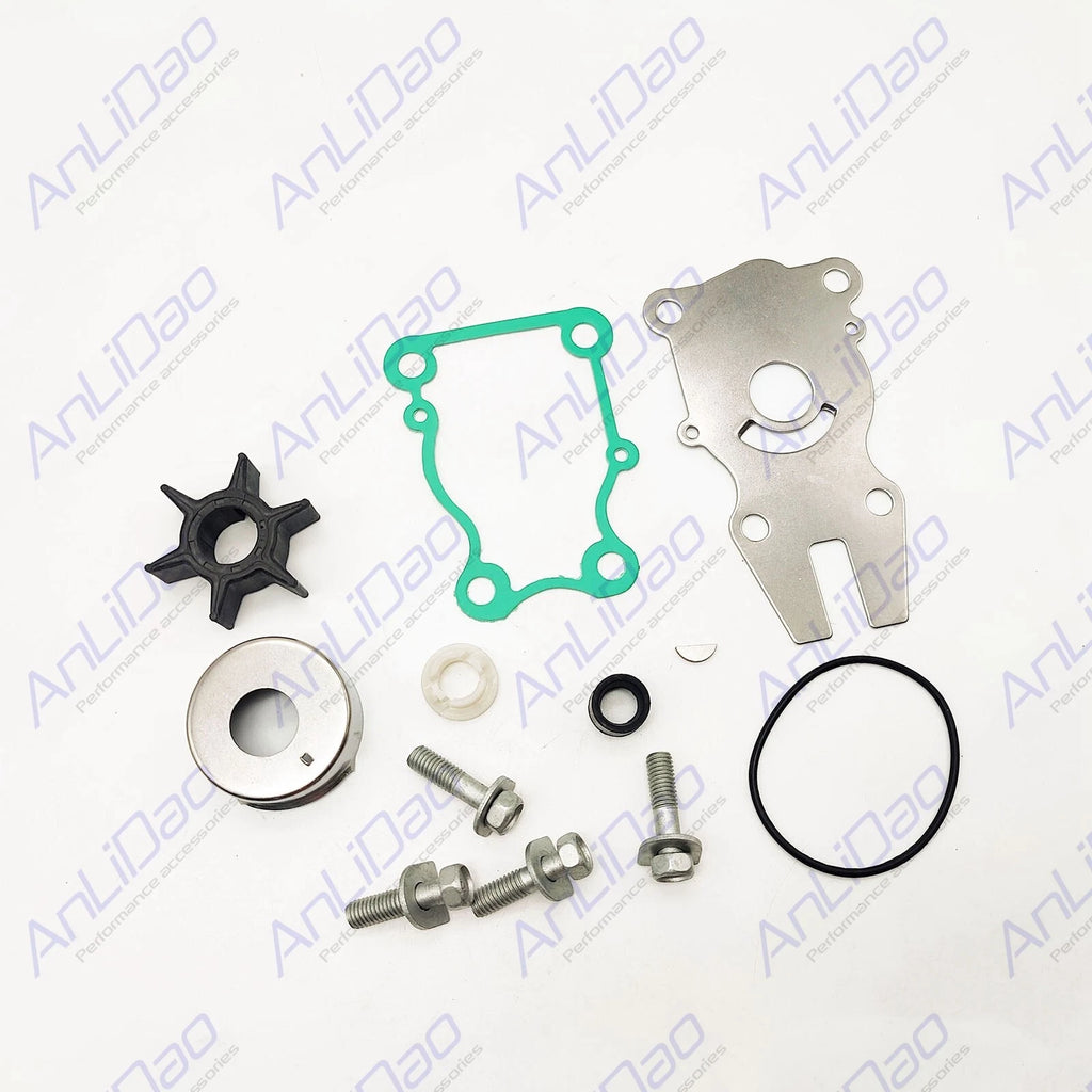 Water Pump Impeller Repair Kit for Yamaha Outboard F40 F50 F60HP (63D-W0078-01-00)