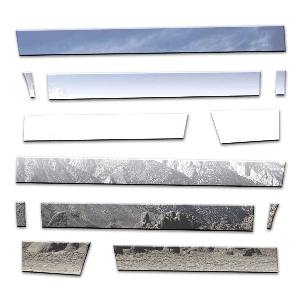 Diamond Grade 12pc 4 3/4" Rocker Panels for 17-24 Ford Superduty Crew Cab 8' Be