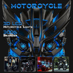 Round Dual Color LED Ring Light for Motorcycle (IP65)