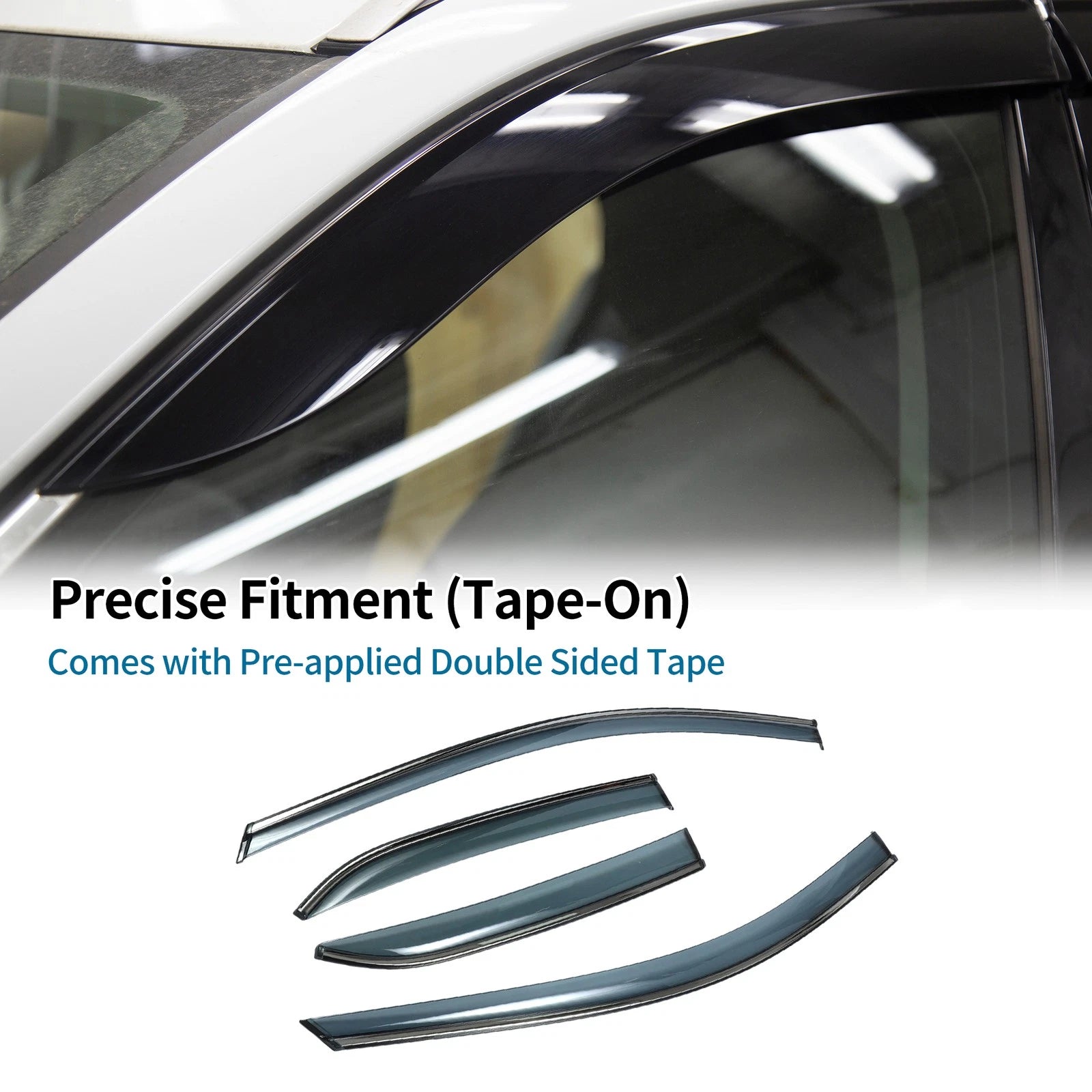 Window Deflectors for Toyota Corolla (2020–2024) Side Window Vent Visors