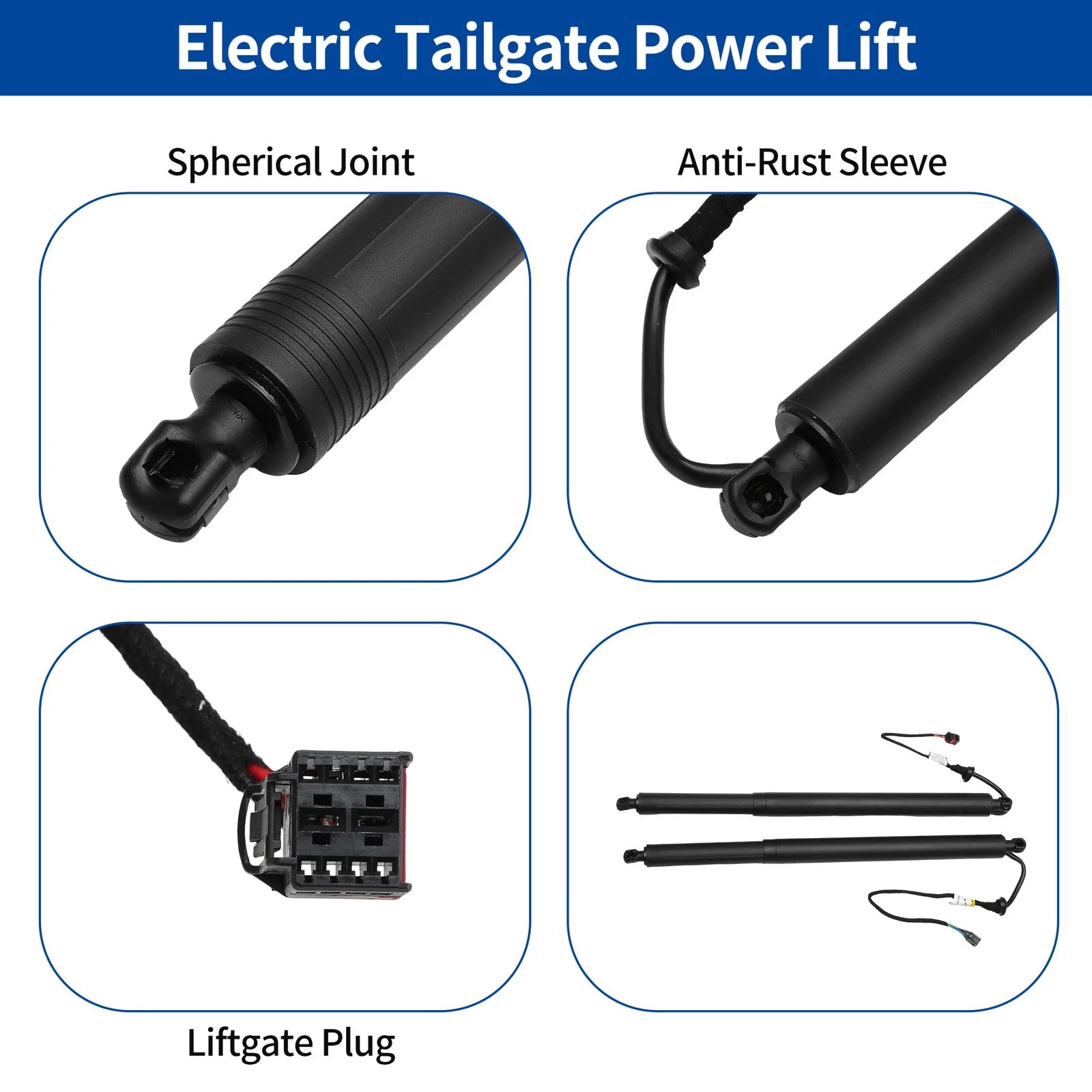 Set of 2 Rear Left Right Tailgate Power Lift Supports for Kia Carnival (2022–2024) 81831R0100