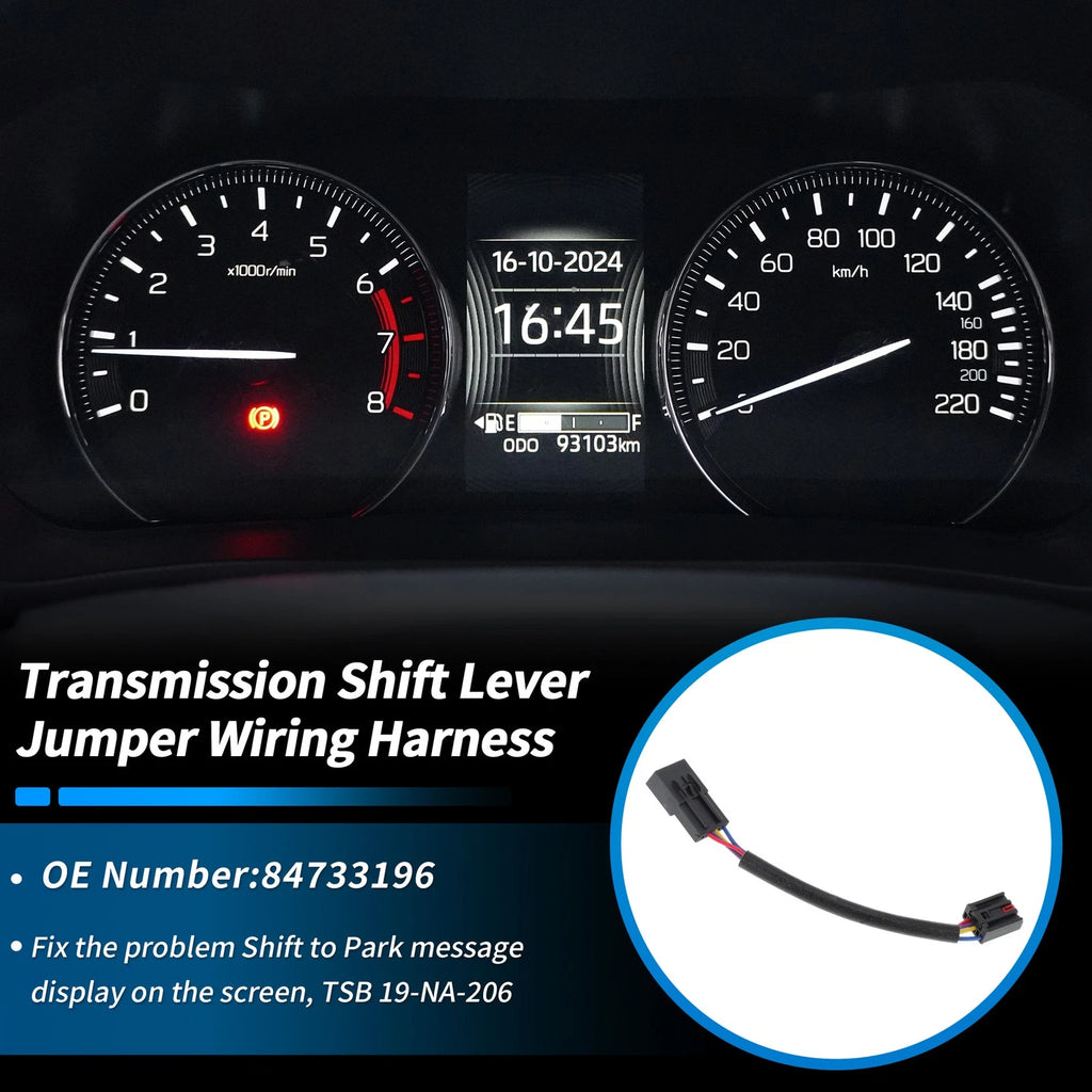 Transmission Shift Lever Jumper Wiring Harness for Chevrolet Malibu (2013–2015)