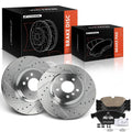 6x Drilled Rotors & Ceramic Brake Pads for BMW F10 535i 535d 640i (2011–2017)