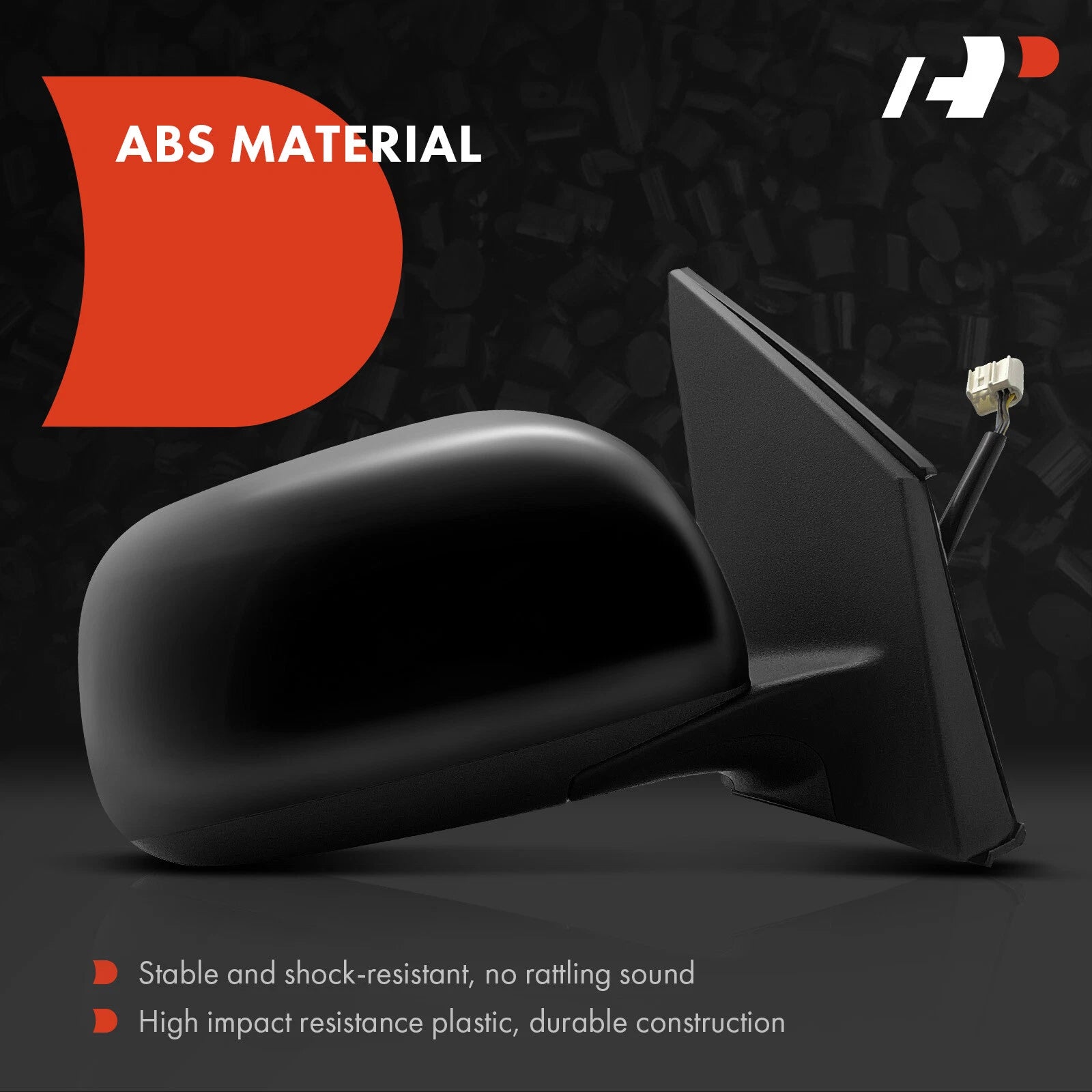 Passenger Power Mirror Manual Fold Heated for Toyota RAV4 (2006–2008)