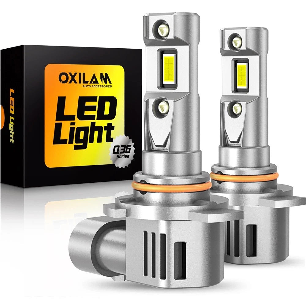 2X 9012 LED Headlight Bulbs Kit for High Low Beam (6500K, 32000LM)