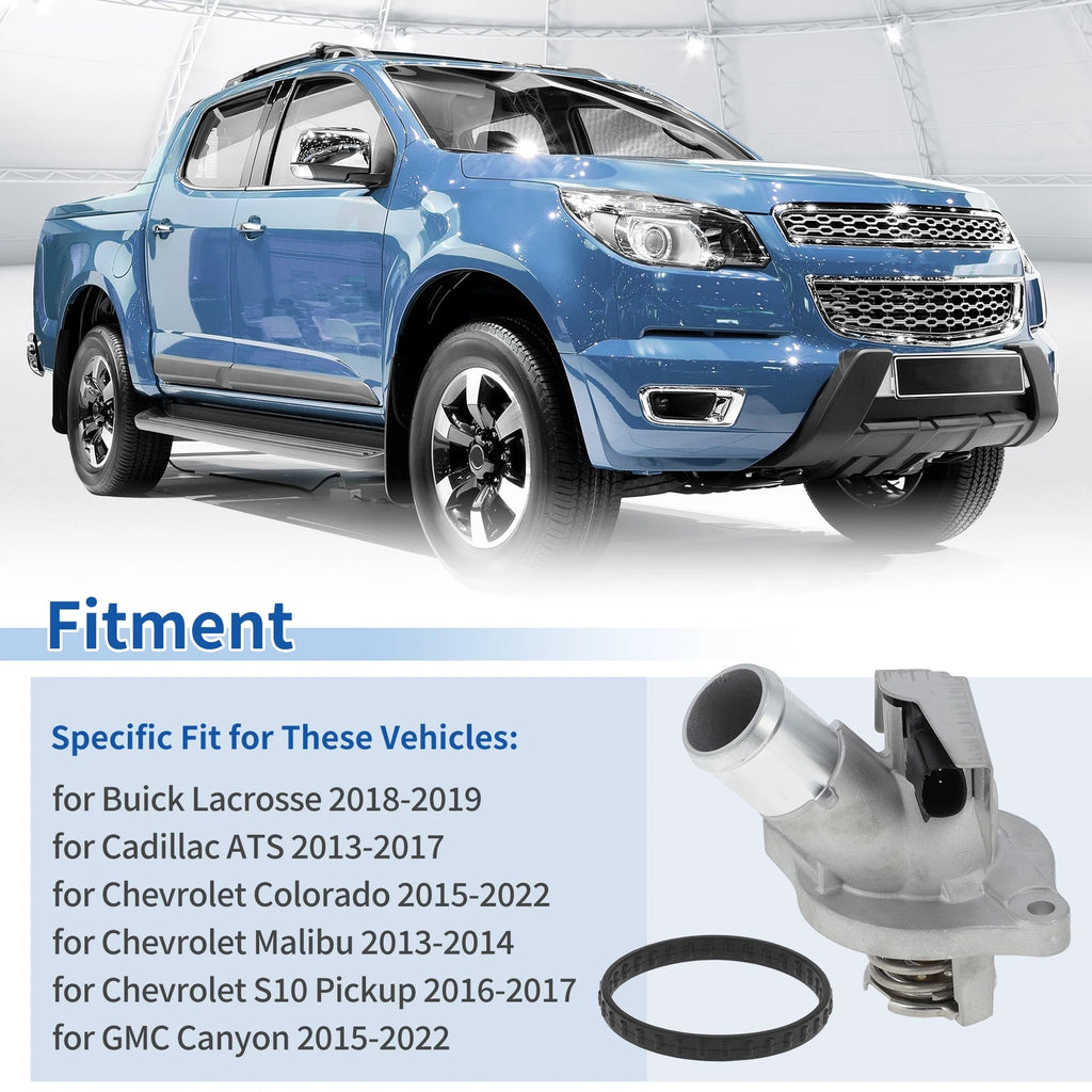 Engine Coolant Thermostat Housing Assembly for Chevrolet Colorado, GMC Canyon (2015–2022)