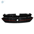 Front Bumper Upper Grille for Volkswagen Jetta MK7 (2019–2020) Red/Black