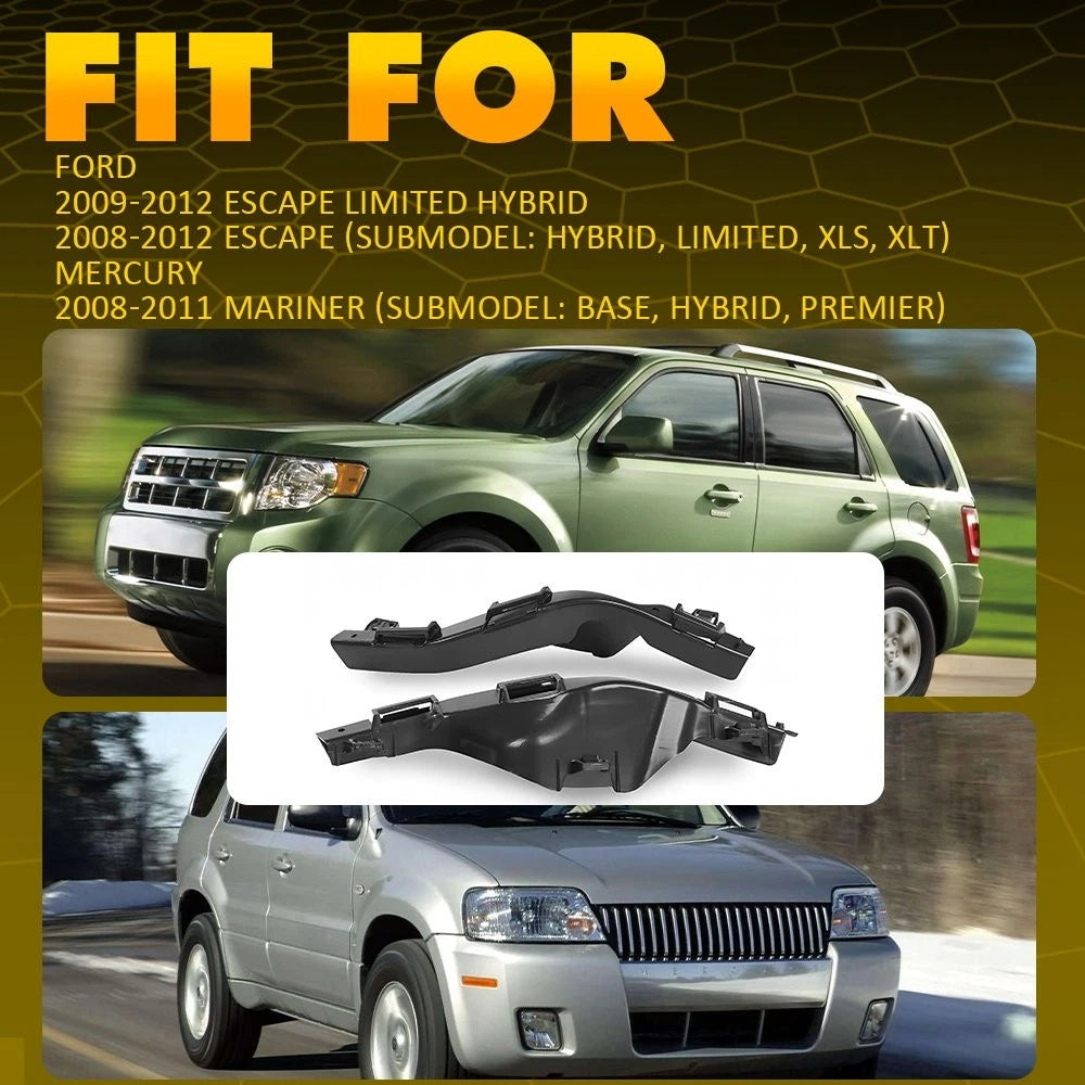 Set of 2 Bumper Brackets for Ford Escape (2008â2012)