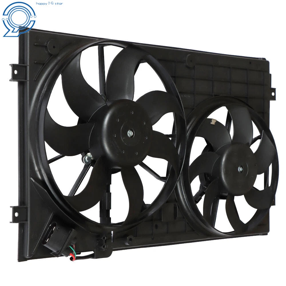 Radiator Condenser Cooling Fan Assembly for Volkswagen Jetta (2005–2015)