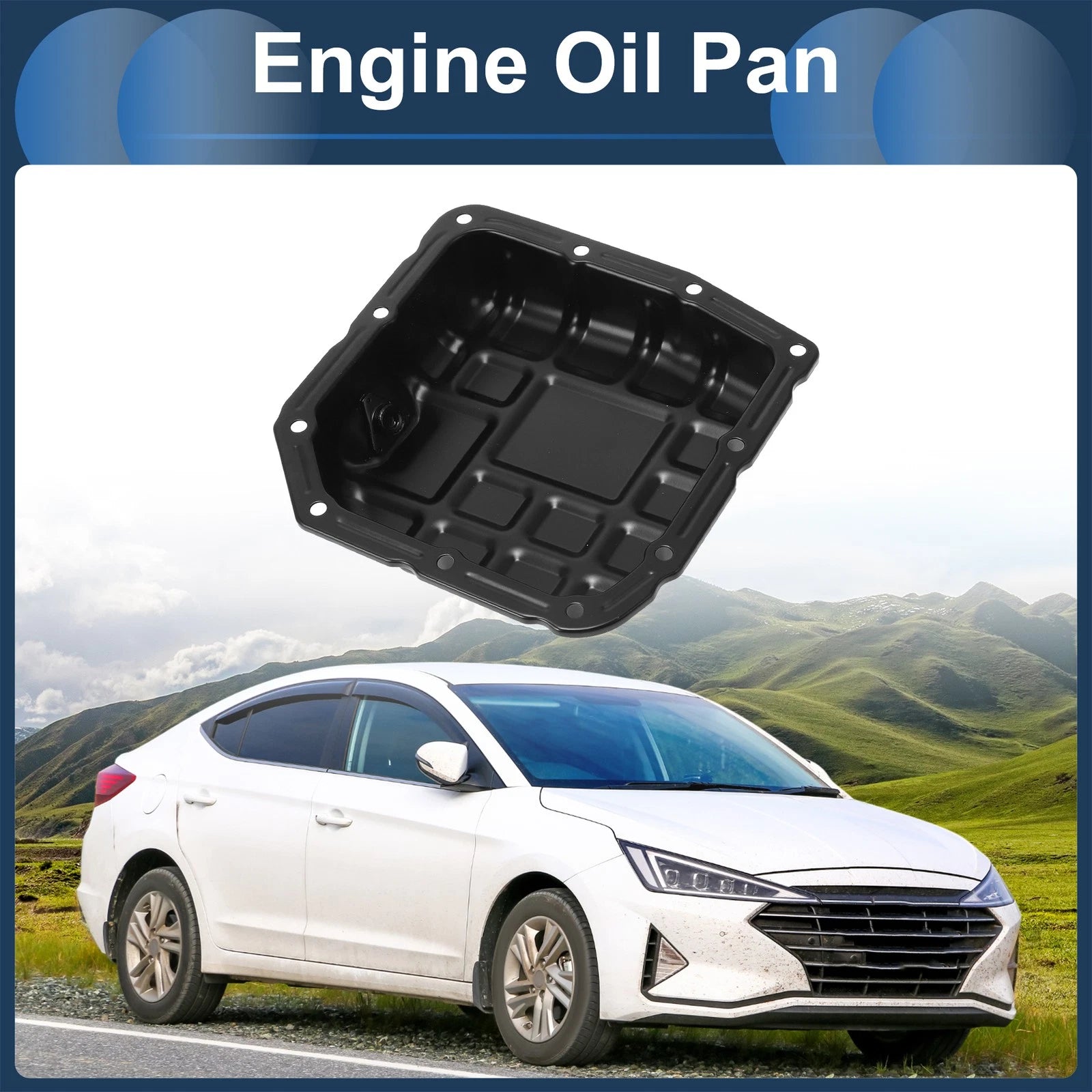 1 Pc Engine Oil Pan No.2151023700 for Hyundai Elantra (2007–2012)