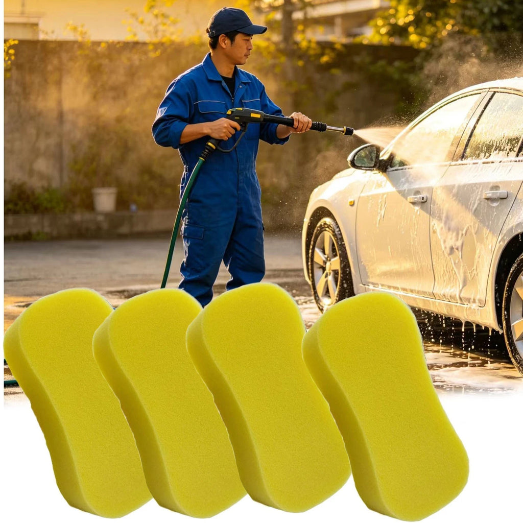 Car Washing Sponge for Vehicle and Wheel Use (220mm x 110mm x 50mm)