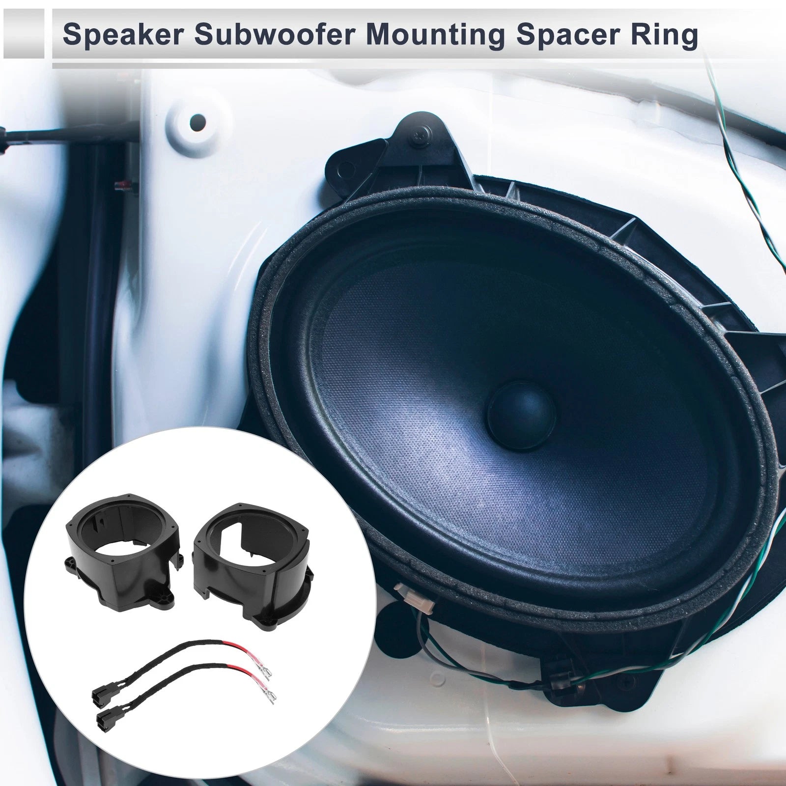 Set of 2 Speaker Spacer Rings for Buick 4" Tweeter Speakers