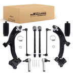 10x Front Lower Control Arm Sway Bar Tie Rods Kit for Honda CR-V (2007–2011)