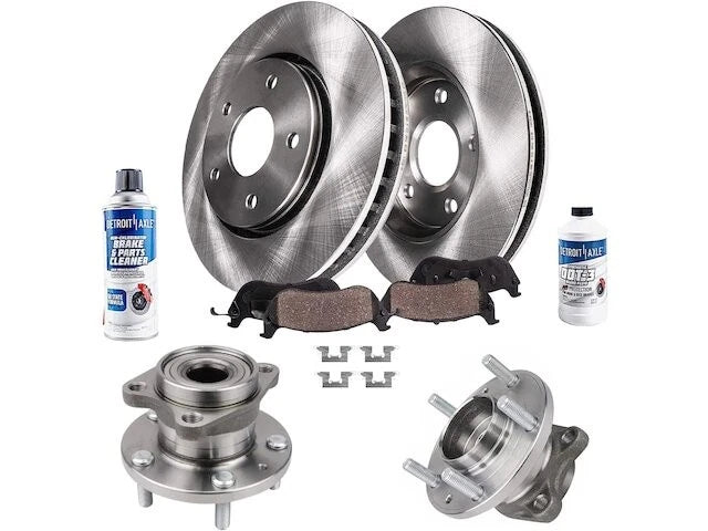 Rear Brake Pad, Rotor & Wheel Hub Kit for Mazda CX-9 (2007–2015) GW685XR