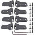 Door Hinges Kit for Jeep Gladiator JT, Wrangler JL Unlimited (2018–2024)