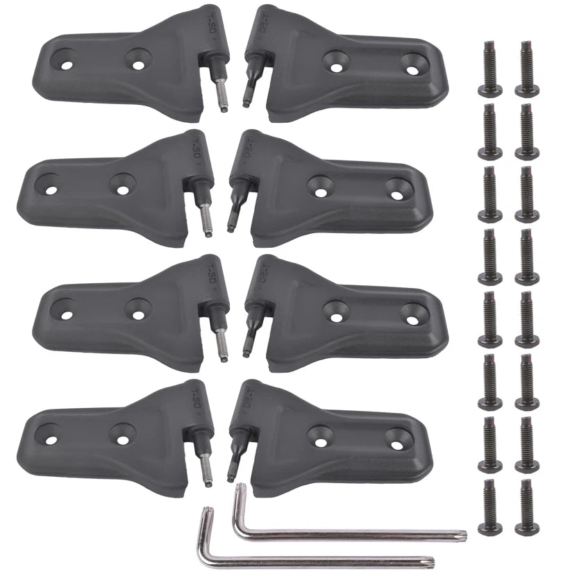 Door Hinges Kit for Jeep Gladiator JT, Wrangler JL Unlimited (2018–2024)