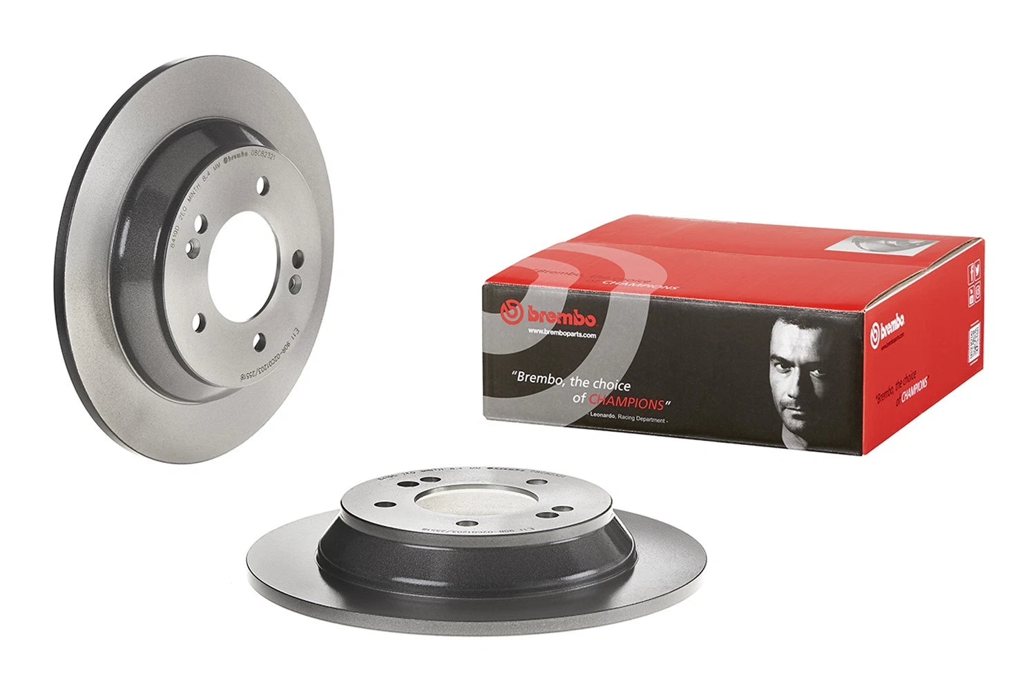 Brembo 284mm Brake Disc Rotor for Hyundai Kona, Kia Soul (2018–2023)