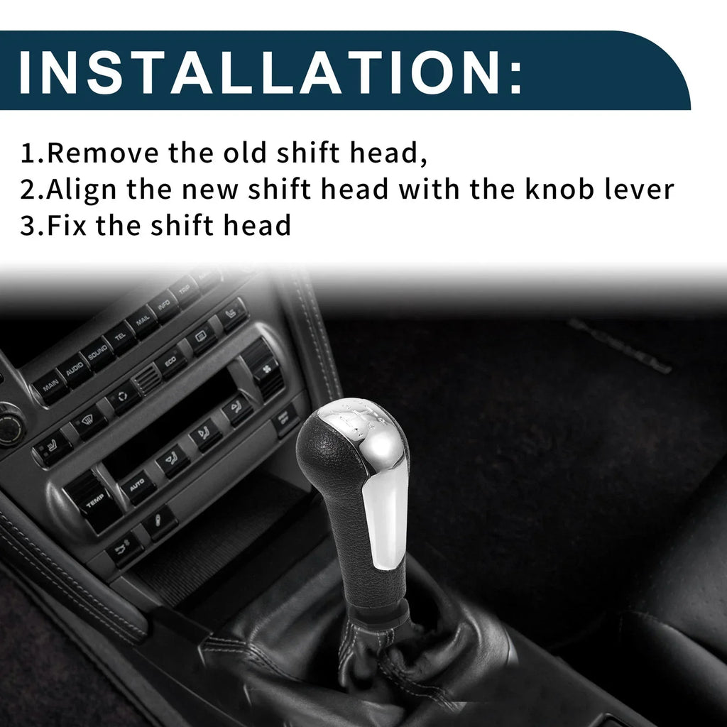 5 Speed Manual Gear Shifter Knob for Chevrolet Spark (2011-2016) Chrome