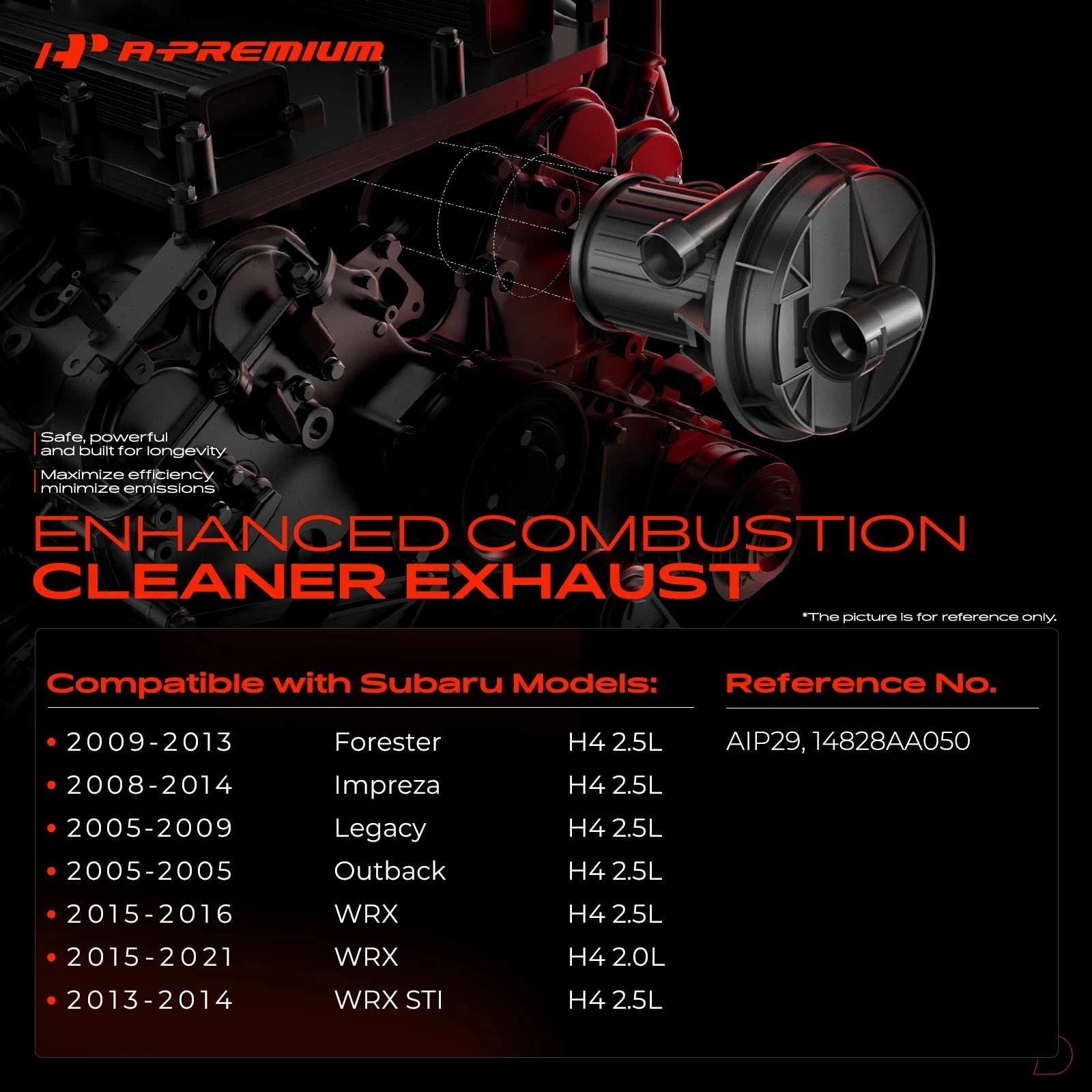 Secondary Air Injection Pump for Subaru Forester, Impreza, Legacy (2009–2013)