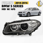 HID Projector Headlight for BMW F10 528i 535i (2014–2016) AFS Driver