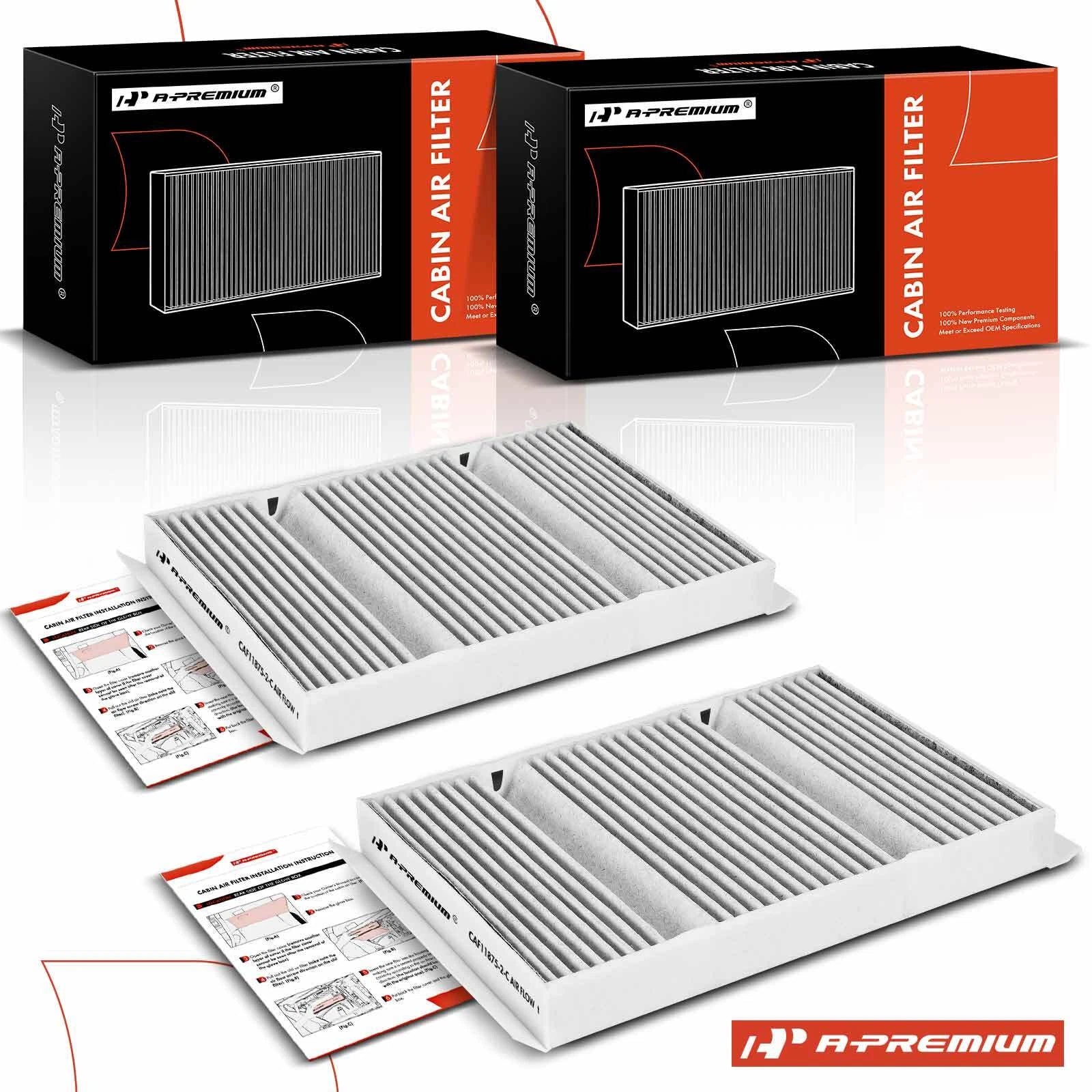 2X Cabin Air Filter for Mercedes-Benz S450 S550e S560e S600 S63 AMG (2018–2021)