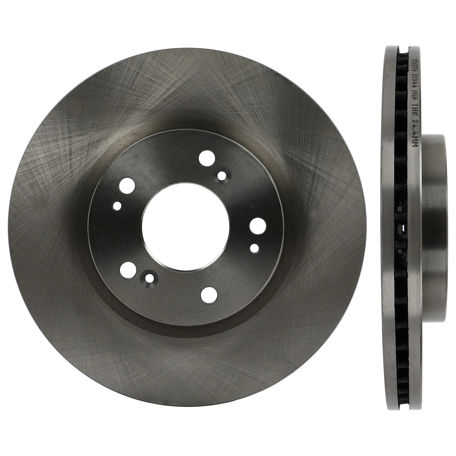 Set of 4 Front Brake Rotors with Ceramic Pads for Chrysler Jeep Compass, Patriot, Dodge Avenger